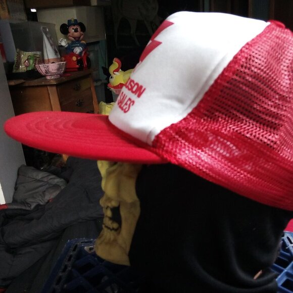 Deadstock Vintage Massey-Ferguson B&R Equipment Sales Snap Trucker Hat Cap - Picture 3 of 7